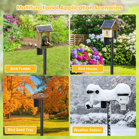 LLARGUEST fence installation option attaches to fencing for flexible positioning