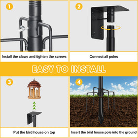 LLARGUEST height-adjustment pole extension enables adaptable reach