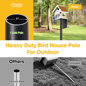 LLARGUEST top installation option for placing feeders high for visibility