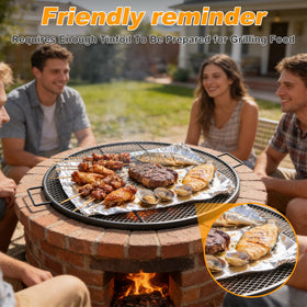 LLARGUEST foil-lined grill grate simplifies cleanup after grilling flavorful meals