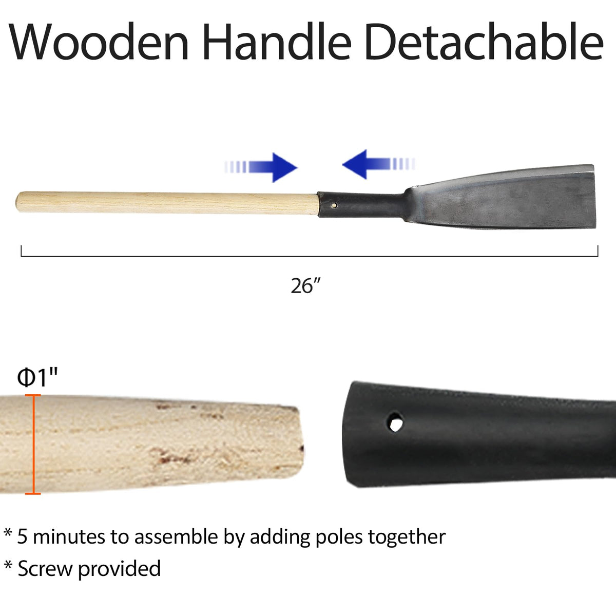 LLARGUEST machete lightweight design aids easy transport on outdoor trips