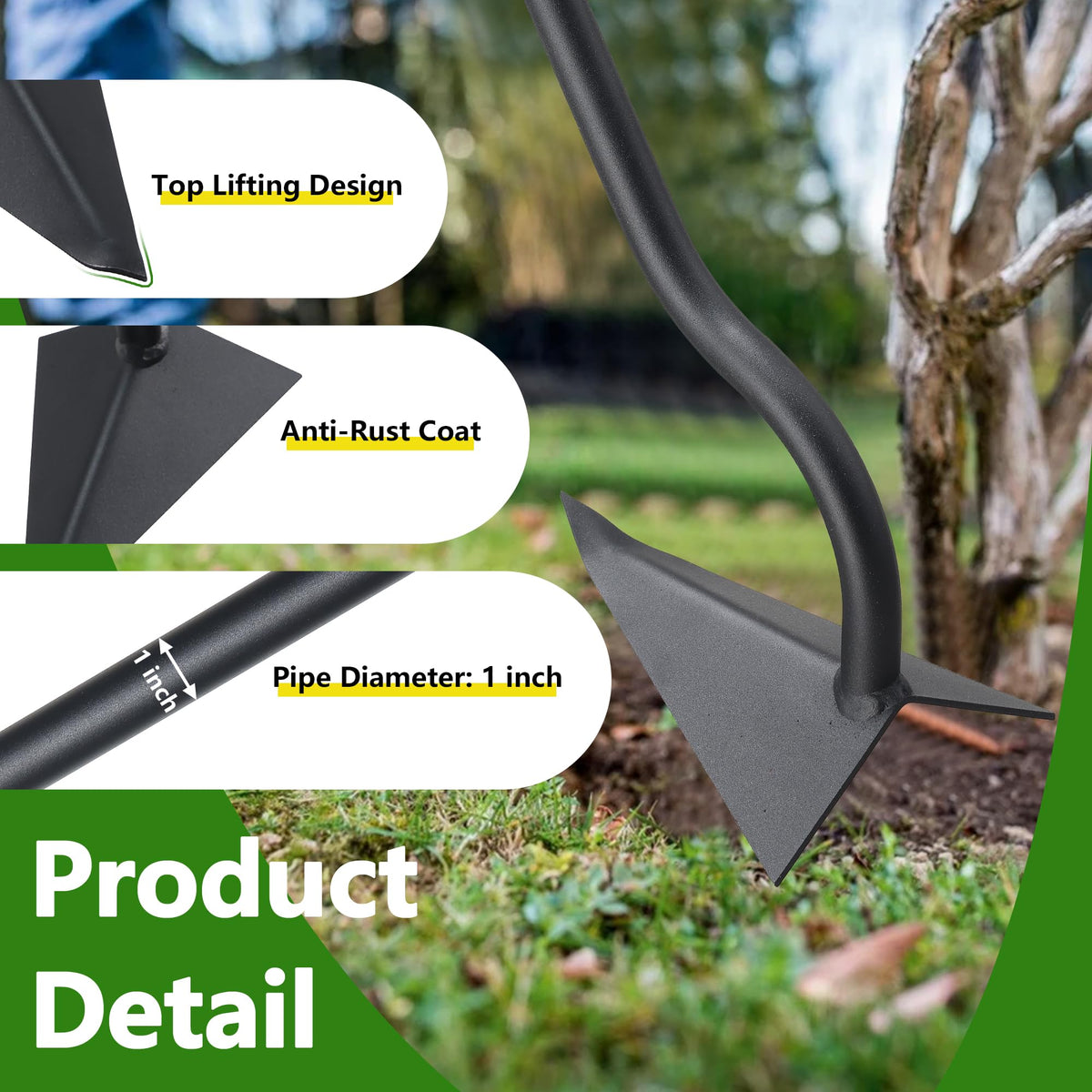 LLARGUEST thickened steel construction with seamless welding for durability.