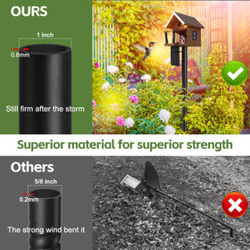 LLARGUEST two-pack pole set for extra birds and convenience.