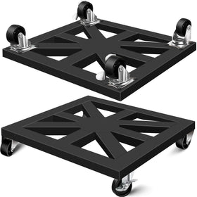 LLAXERGU plant caddy with a 16-inch square base for stable movement of heavy planters.