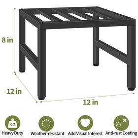 LLAXERGU plant stand anti-slip feet protect floors in living room