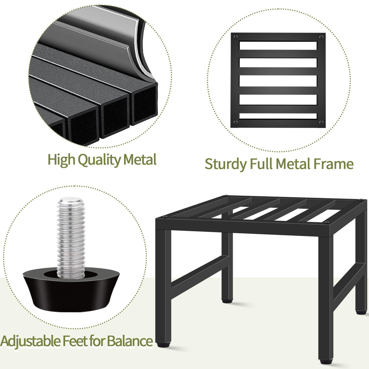LLAXERGU plant stand outdoor garden setup supports mid-size pots reliably.
