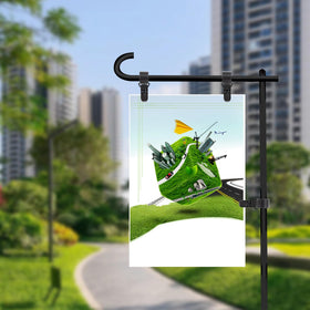 LLMSIX 10-pack black clips offer versatile outdoor flag support