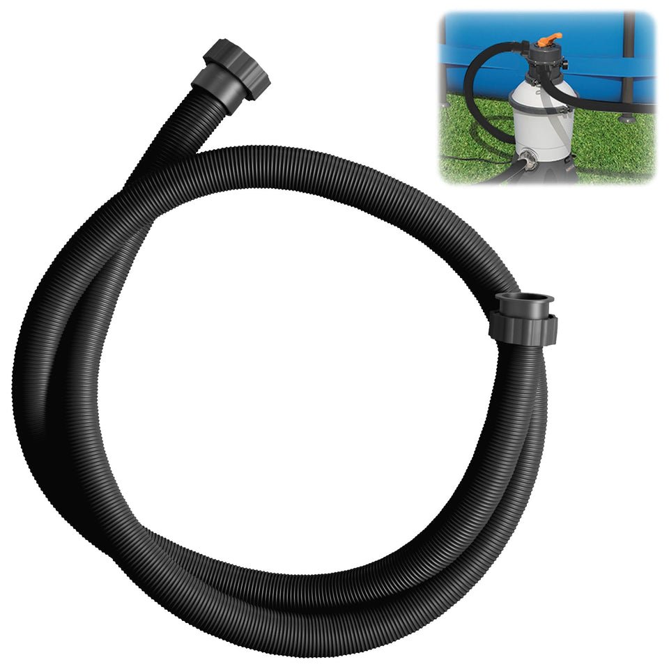 LLWAN pool hose 10ft length for flexible setup around above-ground pools.