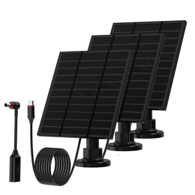 LMDTYN Ring camera solar panel setup showing quick installation for stable power.