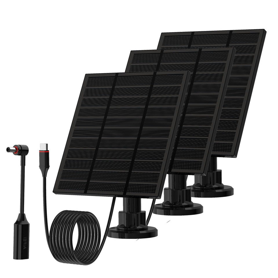 LMDTYN Ring camera solar panel setup showing quick installation for stable power.