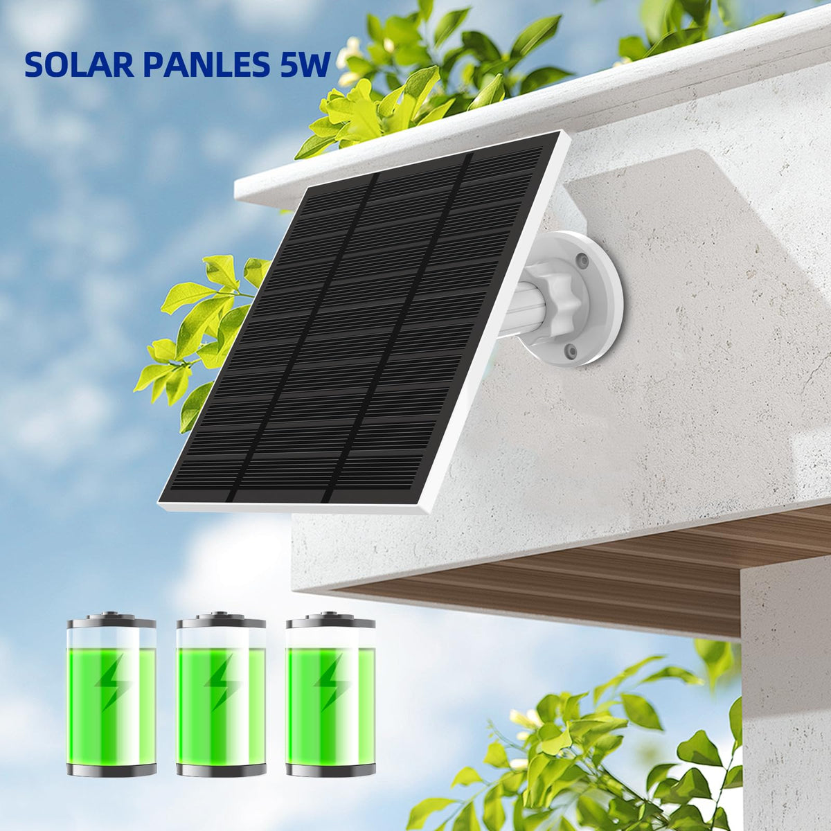 LMDTYN 360-degree adjustable bracket helps maximize sun exposure.