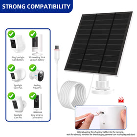 LMDTYN outdoor solar kit with 2m cable and bracket enables quick, stable setup.