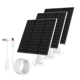 LMDTYN Ring camera 5W solar panel with USB-C delivers reliable outdoor charging.