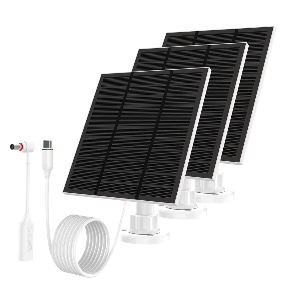 LMDTYN Ring camera 5W solar panel with USB-C delivers reliable outdoor charging.