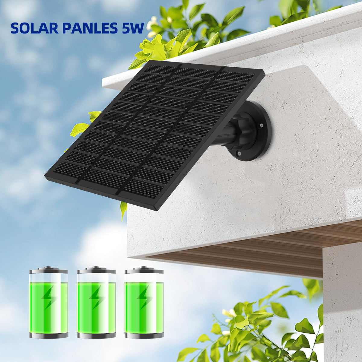 LMDTYN reliable solar solution for outdoor security cameras in any weather.