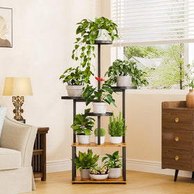 LMGVRZK plant stand designed for corner placement and space saving
