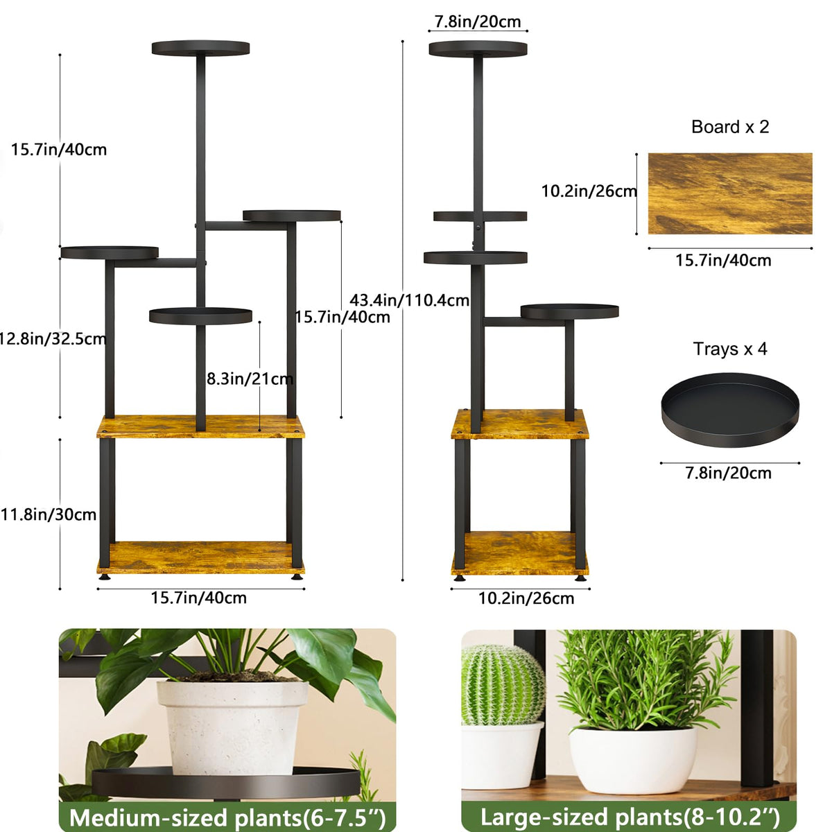 LMGVRZK sturdy metal frame with non-slip feet protects floors