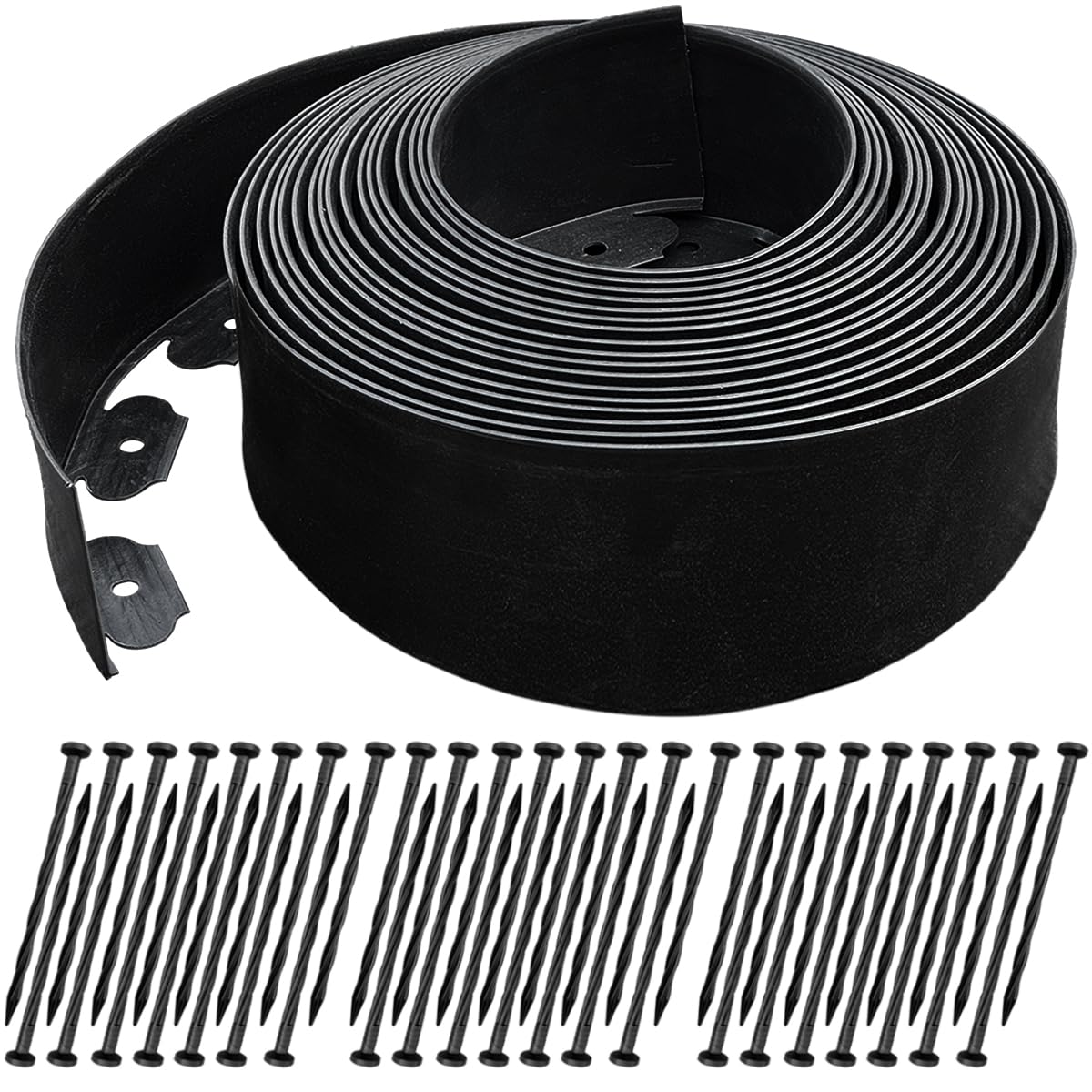 Lmiaiwe 50ft edging with no-dig 4in profile, ideal for crisp garden borders.