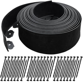 Lmiaiwe 50ft edging with no-dig 4in profile, ideal for crisp garden borders.