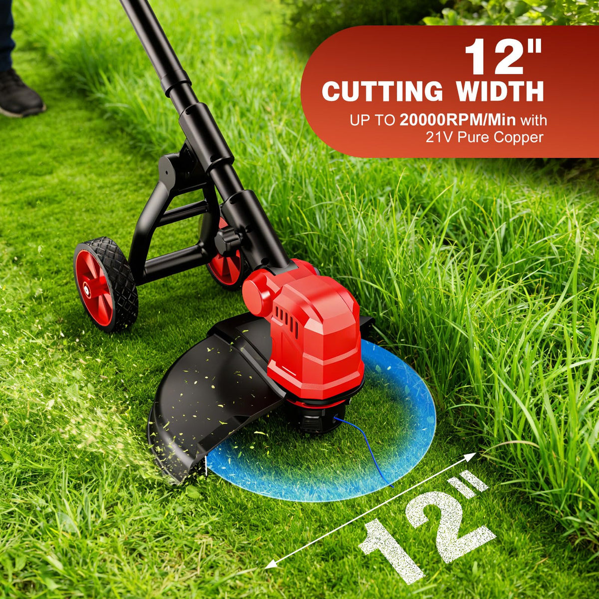 Lmozim detachable wheel system enhances stability and reduces fatigue.