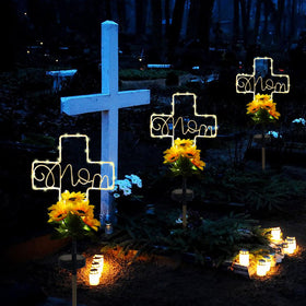 Lmtocs cross light as a comforting long-lasting memorial