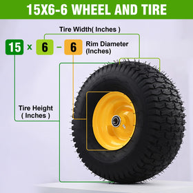 LMYYGOO tubeless front tire with offset hub for easier maintenance