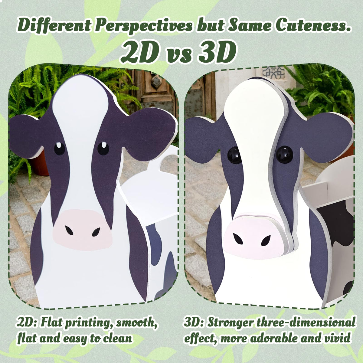 Lnakio Cow Planter with potted plant makes a thoughtful gift for plant lovers.