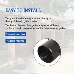 LNATPPE easy installation view illustrating top attachment