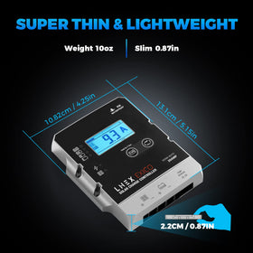 LNEX automatically detects 12V or 24V systems.
