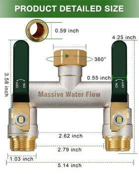 LNEZCDB ball valve close-up for precise full-flow water control.