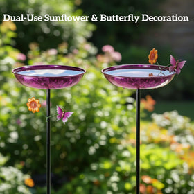 LNGMT 11-inch basin provides ample space for birds to bathe comfortably.