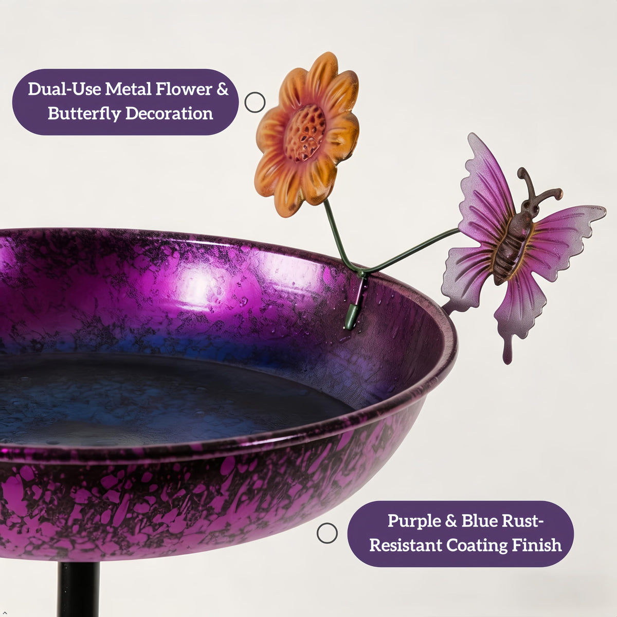 LNGMT gift-ready bird bath packaging ideal for gardeners and bird lovers.