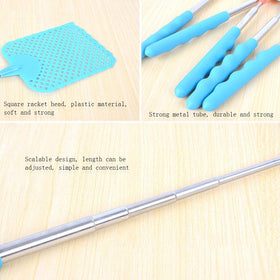Lnrkai CUNYA telescopic fly swatters extend reach to hard-to-reach insects.
