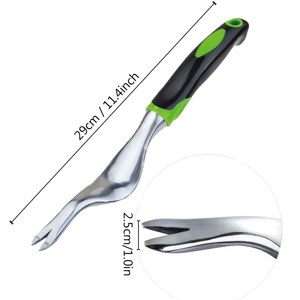 Lnrkai durable aluminium alloy weeder for sturdy, long-lasting garden use.