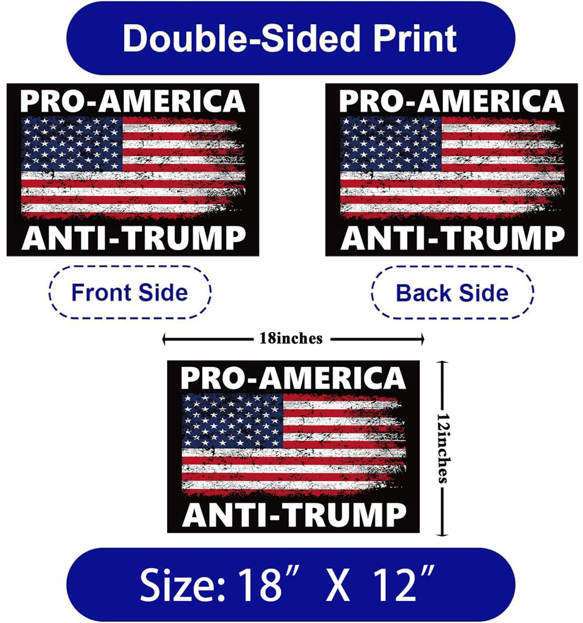 Lnyelxa yard sign helps spark conversations during rallies or neighborhood displays.