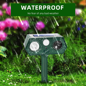 LNYUHAD solar-powered deterrent IP65 weatherproof protection.