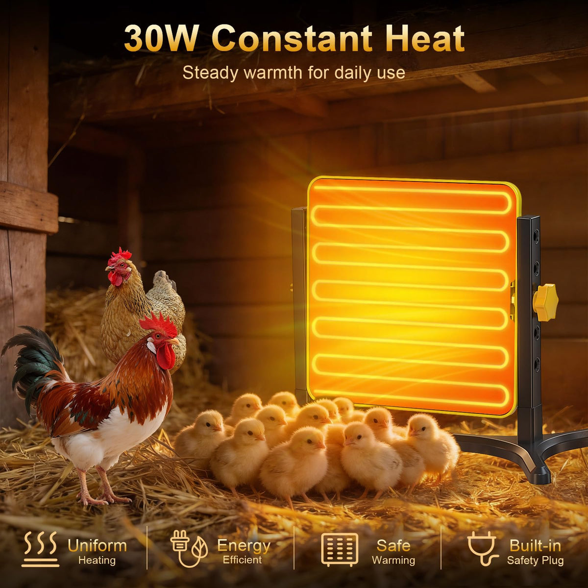 Lobeline Brooder Plate smart thermostat maintains steady warmth