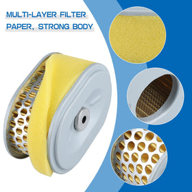 LOCOPOW air filter dual-pack with pre-filters for quick maintenance.