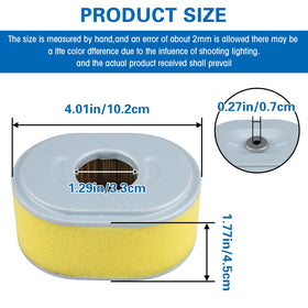 LOCOPOW air filter for Honda GX110 fits compact engines and improves airflow.