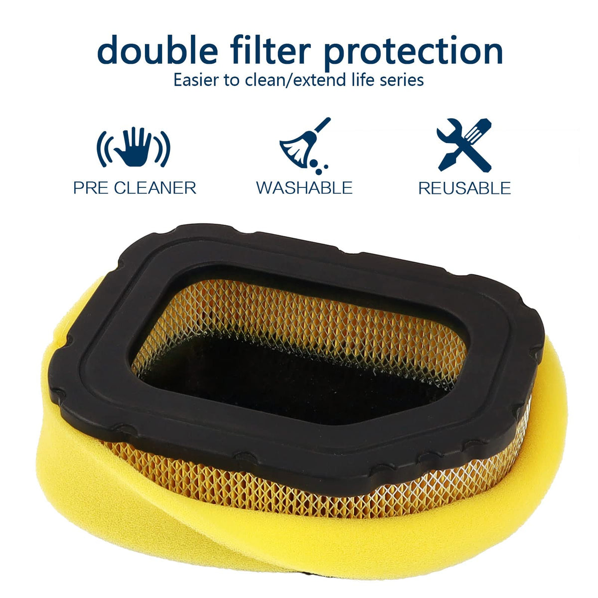 LOCOPOW air filter for Kohler SV720, supports reliable startup and steady performance.