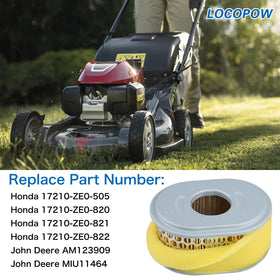 LOCOPOW metal mesh design protects the carburetor from dust.