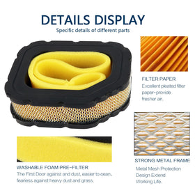 LOCOPOW air filter for Toro LX468, helps maintain consistent power and airflow.