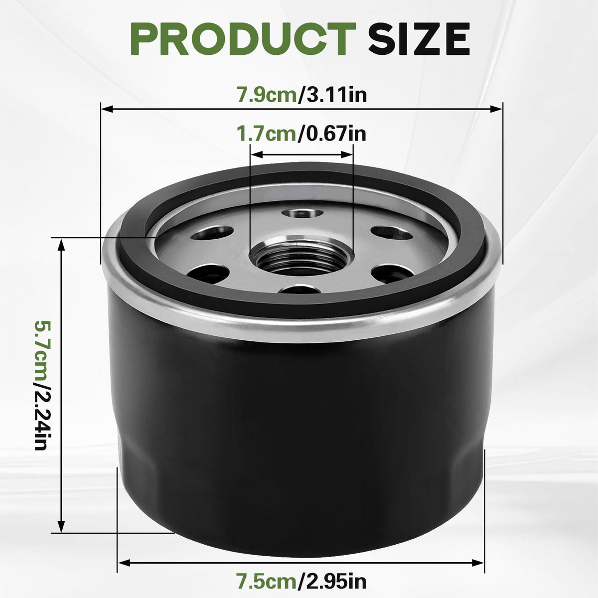 LOCOPOW AM125424 oil filter for Tecumseh engines guards against debris and supports engine longevity.