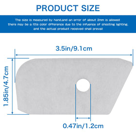 LOCOPOW four-pack air filter packaging for quick maintenance.