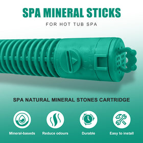 lodfGL drop-in cartridge reduces chemical use for gentler spa care.