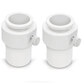 lodfGL pool umbrella stabilizer 2-pack fits 1.5-inch and 1.35-inch poles, reduces movement.