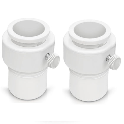 lodfGL pool umbrella stabilizer 2-pack fits 1.5-inch and 1.35-inch poles, reduces movement.