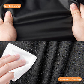 Loenel cover cleans easily with cold water and brushing.