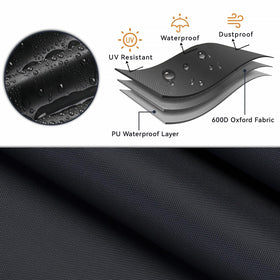 Loenel folding chair storage bag dual-zipper design for quick access