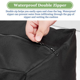 Loenel bag with durable zipper closure keeps contents secure.